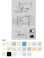 Kaldewei vana Avantgarde Plaza duo 180x120/80x43 cm, č. 190, pravá 237000010001